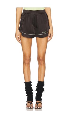 Satin Pajama Shorts in . Taglia 38, 40, 42 - OFF-WHITE - Modalova