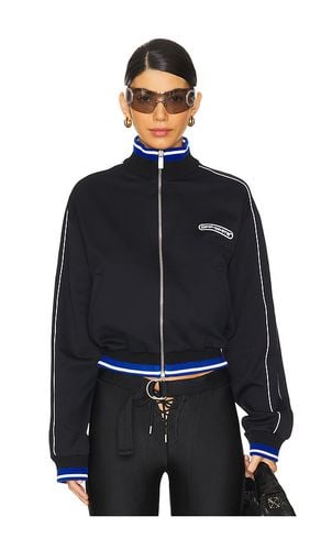 S Logo Crop Track Jacket in . Taglia 38, 40, 42 - OFF-WHITE - Modalova