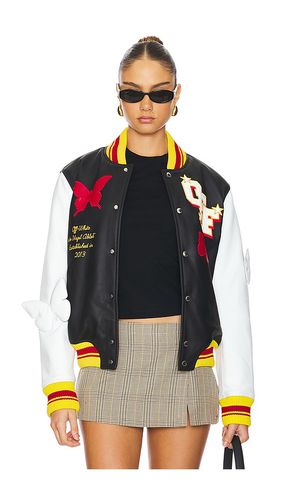 Leather Varsity in . Size - OFF-WHITE - Modalova