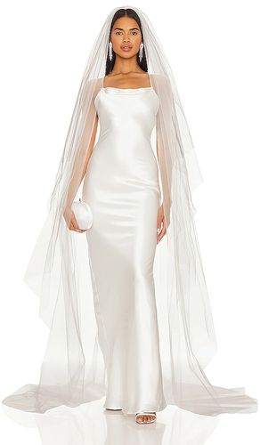 Love plain veil with blusher in color ivory size all in - Ivory. Size all - Ofrenda Studio - Modalova