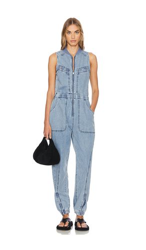 Jumpsuit denim lilly en color azul talla L en - Blue. Talla L (también en M, S, XL) - One Teaspoon - Modalova