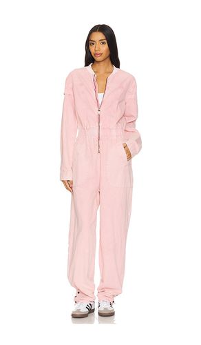 Cindy aviator jumpsuit en color talla L en - Pink. Talla L (también en M, S, XL, XS, XXS) - One Teaspoon - Modalova