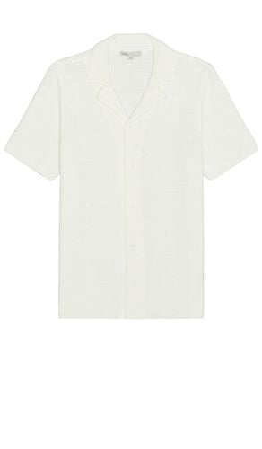 Cotton Textured Camp Shirt in . Taglia S - onia - Modalova