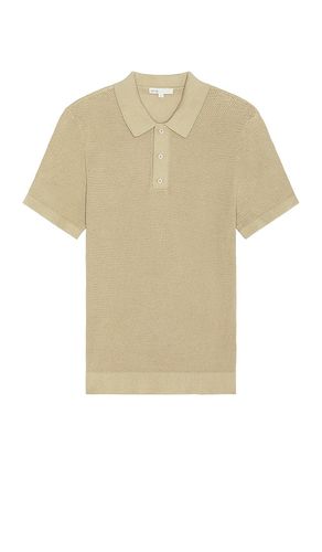 Cotton Textured Knit Polo in . Taglia M, S - onia - Modalova