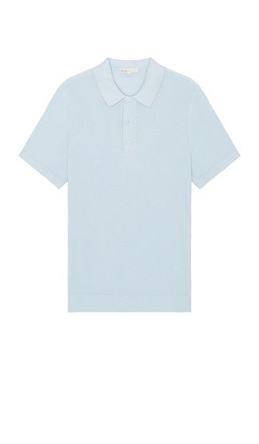 Cotton textured knit polo en color bebe azul talla S en - Baby Blue. Talla S (también en XL/1X) - onia - Modalova