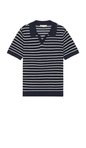 Linen Johnny Collar Polo Sweater in . Size L. Also in M, XL/1X - onia - Modalova