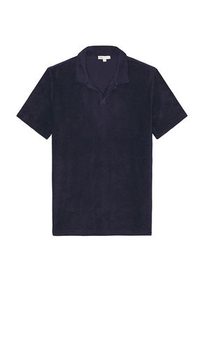 Towel Terry Johnny Collar Polo in . Size L. Also in M, S, XL/1X - onia - Modalova