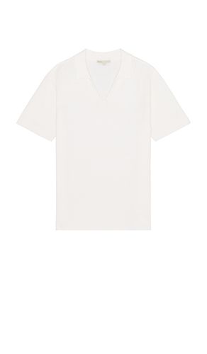 Cotton Crochet Johnny Collar Polo in . Size L. Also in M, S, XL/1X - onia - Modalova