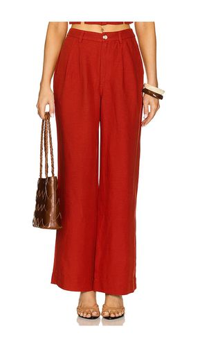 Air Linen Pleated Trouser in . Size 10, 12, 2, 4, 6, 8 - onia - Modalova