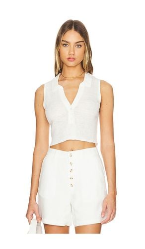 Linen Rib Polo Tank in . Taglia M - onia - Modalova