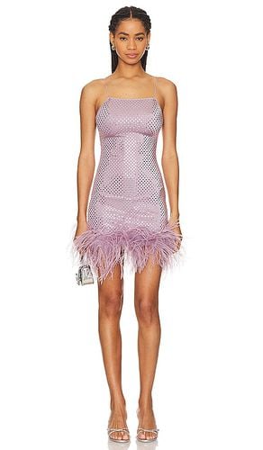 Disco Plumage Mini Dress in . Size M - Oseree - Modalova