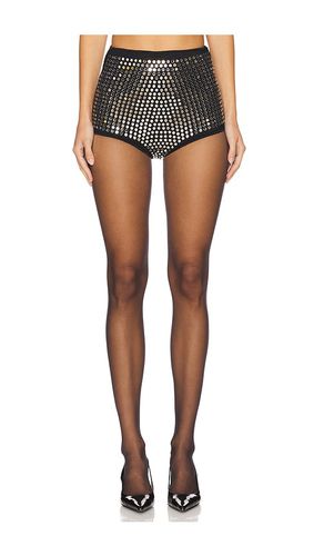 Crystal high waisted shorts en color talla L en - Black. Talla L (también en M) - Oseree - Modalova