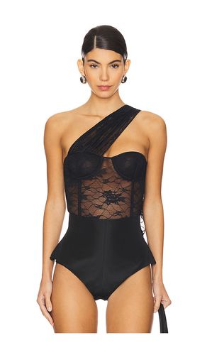 Soft Lace Volant Bodysuit in . Size M, S, XL - Oseree - Modalova