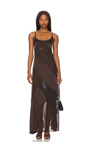 Vestido maxi laney en color talla M en - Brown. Talla M (también en S, XS) - OW Collection - Modalova