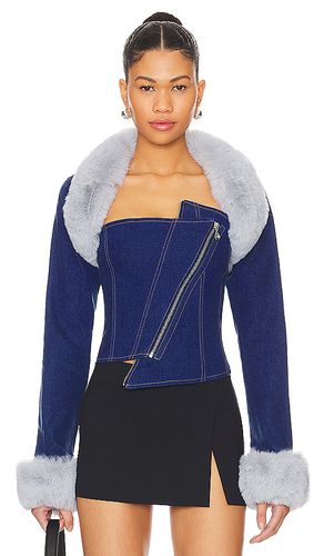 Denim Detachable Corset Jacket in . Size M, S, XL, XS - OW Collection - Modalova
