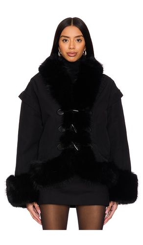 Kyoto faux fur bomber jacket en color talla M en - Black. Talla M (también en S) - OW Collection - Modalova