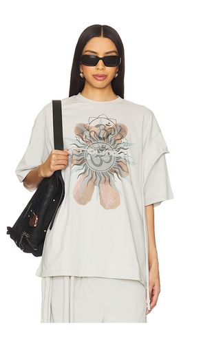 Camiseta oversize deconstruida en color claro talla L en - Light Grey. Talla L (también en M, S, XS) - Ottolinger - Modalova