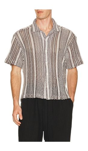 Hugh Crochet Cuban Shirt in . Size S. Also in M, XL/1X - Percival - Modalova