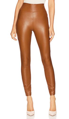 Sheena faux leather legging en color marrón talla L en - Brown. Talla L (también en M, XL, XS, XXS) - PAIGE - Modalova