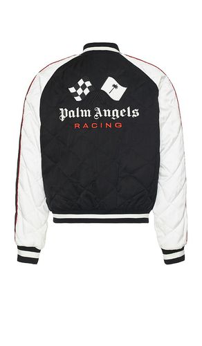 X formula 1 racing souvenir jacket in color black size L in & - Black. Size L (also in M, XL/1X) - Palm Angels - Modalova