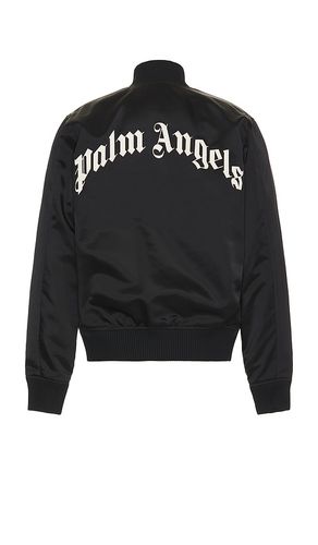 Curved Logo Bomber in . Size 46, 48, 50 - Palm Angels - Modalova