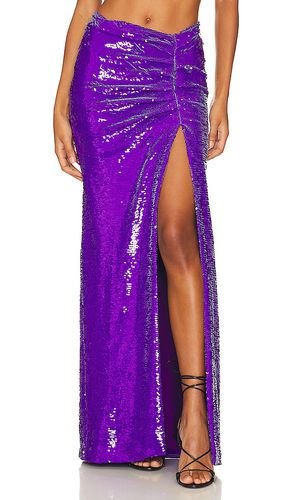 Falda larga de lentejuelas en color talla 0 en - Purple. Talla 0 (también en 2, 4) - PatBO - Modalova