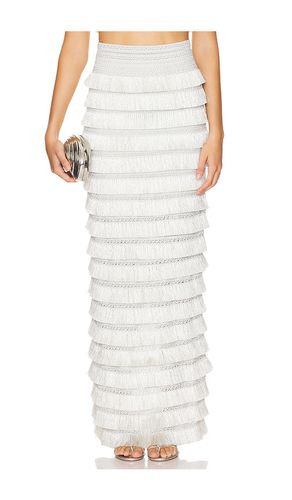 Metallic Fringe Maxi Skirt in . Taglia 10, 2, 4, 6, 8 - PatBO - Modalova