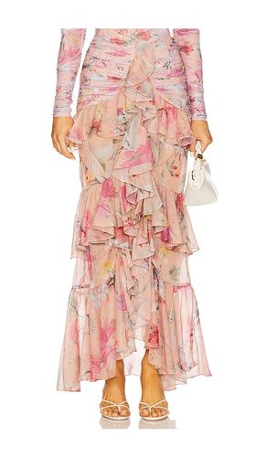Falda maxi lily en color rosado talla 0 en - Pink. Talla 0 (también en 10, 2, 4, 6, 8) - PatBO - Modalova