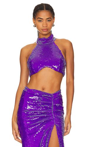 Sequin Mock Neck Top in . Taglia 2, 4 - PatBO - Modalova