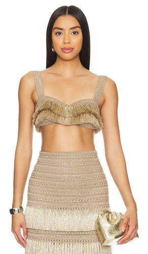 Fringe bralette en color beige talla 2 en - Beige. Talla 2 (también en 6) - PatBO - Modalova