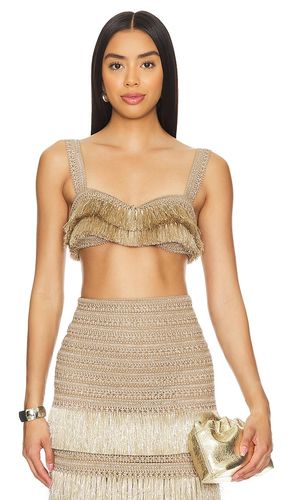 Fringe bralette en color beige talla 6 en - Beige. Talla 6 (también en 8) - PatBO - Modalova