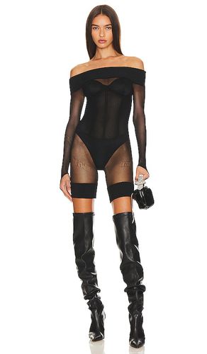 Rum playsuit shapewear toxic mesh off the shoulder bodysuit en color talla all en - Black. Talla all - Poster Girl - Modalova