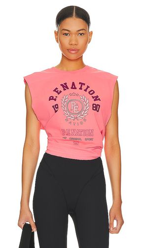 Camiseta tirantes overland en color coral talla S en - Coral. Talla S (también en XS) - P.E Nation - Modalova