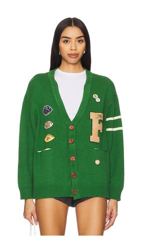 Pine Needle Varsity Knit Cardigan in . Taglia M, S, XS - Found - Modalova