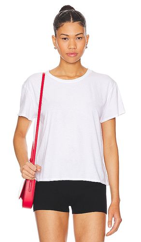 Camiseta cuello redondo cotton boxy en color talla S en - White. Talla S (también en L, XL, XS) - perfectwhitetee - Modalova