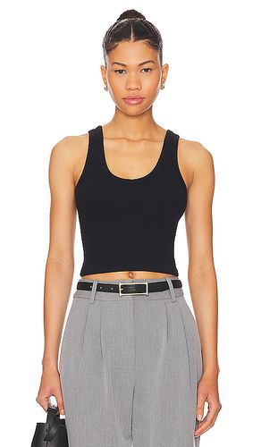 Cropped Cotton Ribbed Layering Tank in . Size S - perfectwhitetee - Modalova