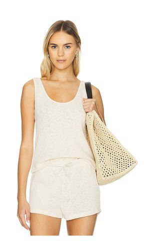 Cotton Slub Mesh Tank Top in . Size M, S, XS - perfectwhitetee - Modalova