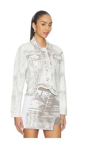 Hana Denim Print Oversized Jacket in ,. Taglia XS. Also in S - PH5 - Modalova