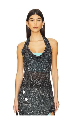 Top halter elektra sequins en color negro talla L en - Black. Talla L (también en M, S, XS) - PH5 - Modalova