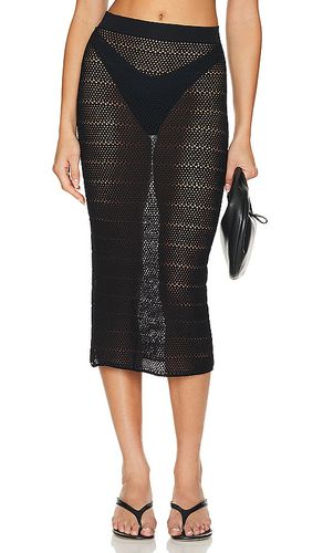 Long crochet skirt en color talla M/L en - Black. Talla M/L (también en XS/S) - PQ - Modalova