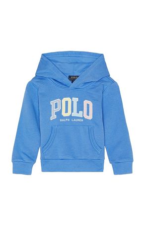 Sudadera con capucha gráfica polo logo en color azul talla 2 en - Blue. Talla 2 (también en 3 - Polo Ralph Lauren - Modalova