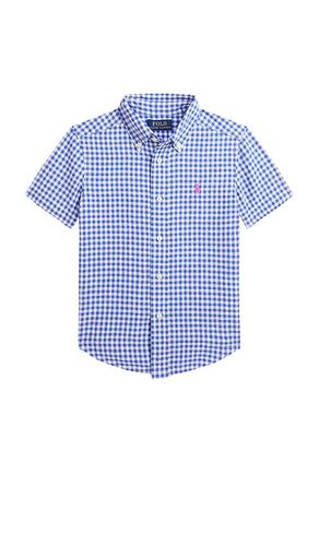 Camisa deportiva de lino de manga corta en color azul talla 2 en & - Blue. Talla 2 (también en 3, 4, 5 - Polo Ralph Lauren - Modalova
