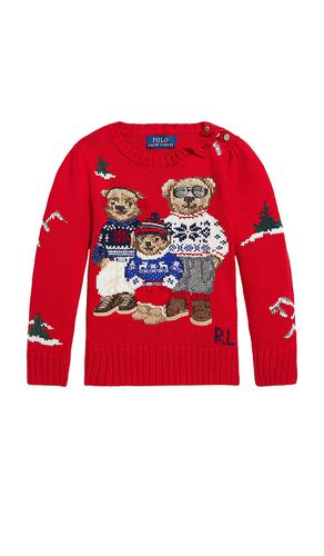 Kids Bear Family Sweater in . Size 3, 4, 5, 6 - Polo Ralph Lauren - Modalova