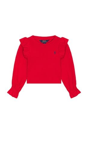 Kids Rib Ruffle Crewneck in . Size 3, 4, 5, 6 - Polo Ralph Lauren - Modalova