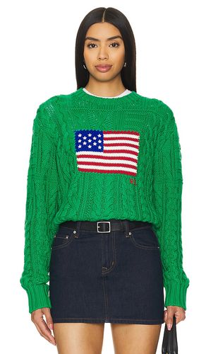 Jersey de bandera en color verde talla L en - Green. Talla L (también en M, S, XL, XS) - Polo Ralph Lauren - Modalova
