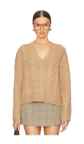 Jersey manga larga cable knit en color bronce talla L en - Tan. Talla L (también en M, S) - Polo Ralph Lauren - Modalova