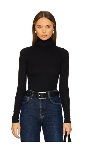 Rib knit top en color negro talla L en - Black. Talla L (también en M, S, XL, XS) - Polo Ralph Lauren - Modalova