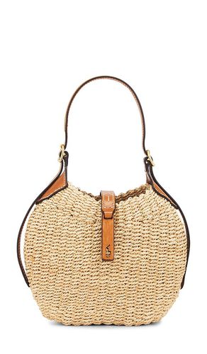 Bolso hombro twisted raffia en color bronce talla all en & - Tan. Talla all - Polo Ralph Lauren - Modalova