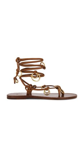 Leather Ring Wrap Flat Sandals in . Size 7. Also in 7.5 - Polo Ralph Lauren - Modalova
