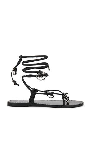 Leather Ring Wrap Flat Sandals in . Size 6. Also in 7.5, 8 - Polo Ralph Lauren - Modalova